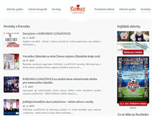 Tablet Screenshot of korunkaluhacovice.cz